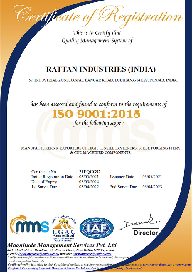 rattan industries India - Hot forging Products forged components manufacturers in india punjab ludhiana