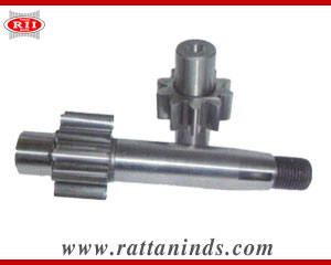 Forged Gear Shaft Hydraulic Lifting Gear Pump Shaft manufacturers in india Forging Gear Shafts exporters india punjab ludhiana